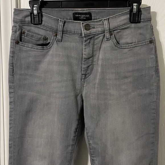 Banana Republic Sculpt Grey Denim Skinny Jeans Size 27/4P - Picture 3 of 9